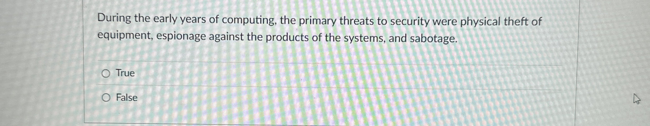 During the early years of computing, the primary