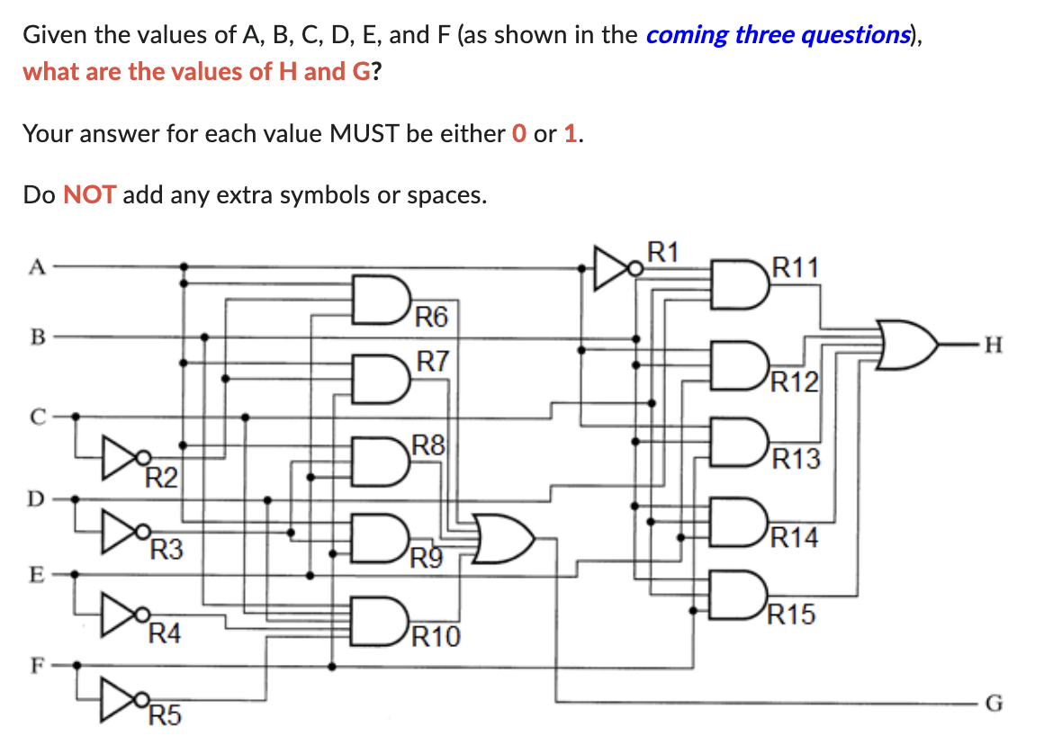 What are the answers to 6 and 7 Given the values