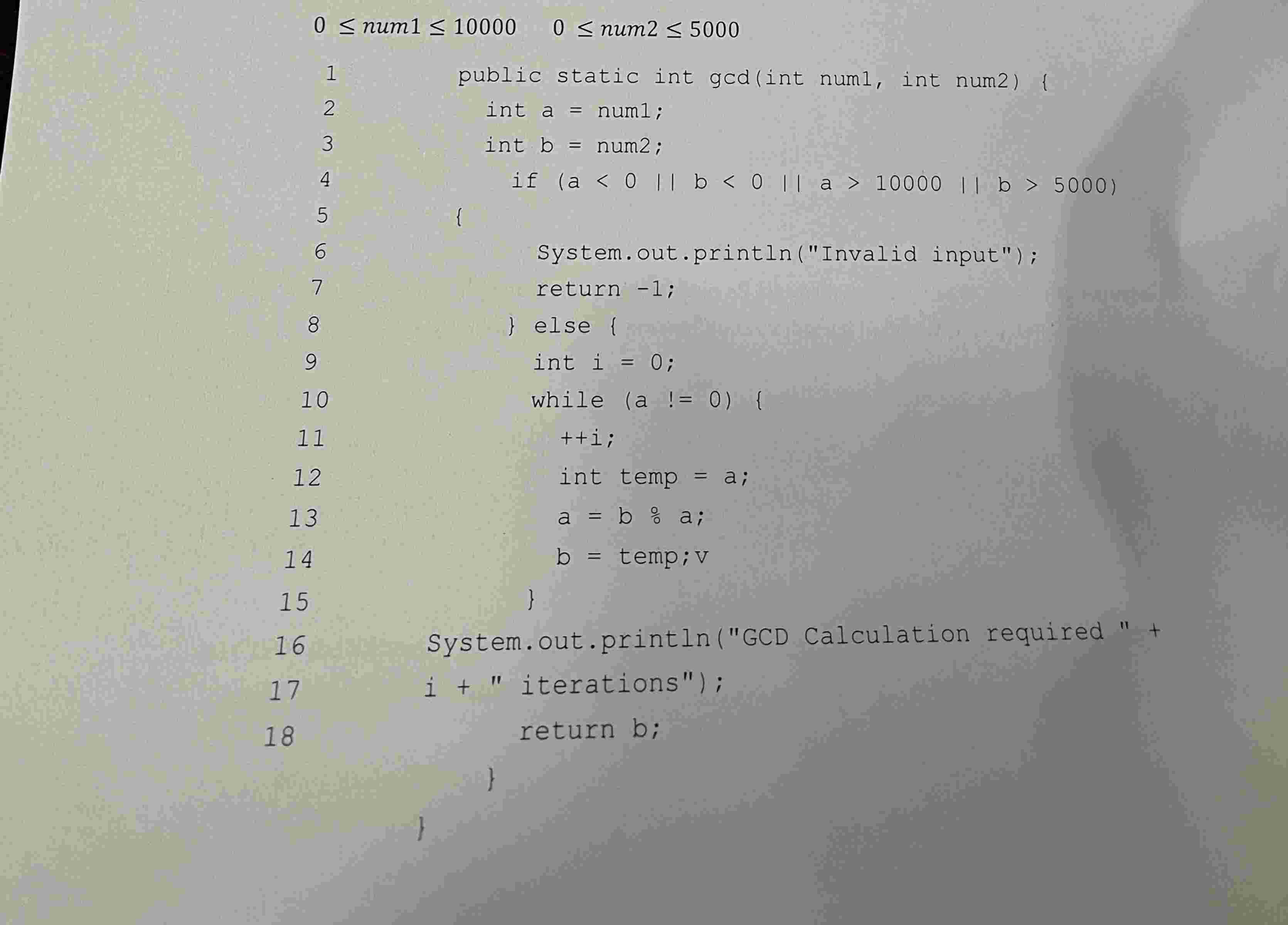 a ) Draw the corresponding Control Flow Graph.