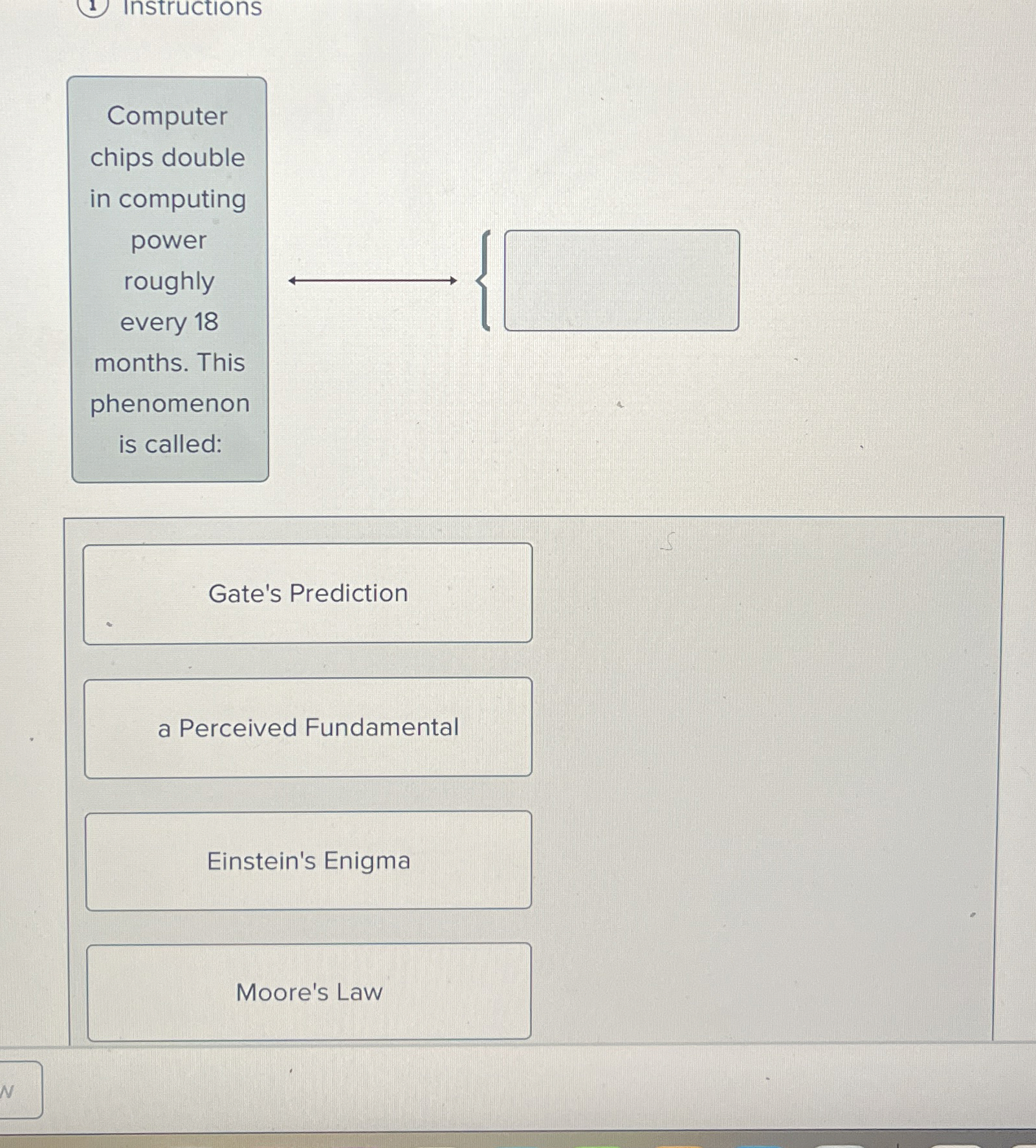 Instructions Computer chips double in computing