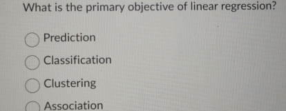 What is the primary objective of linear