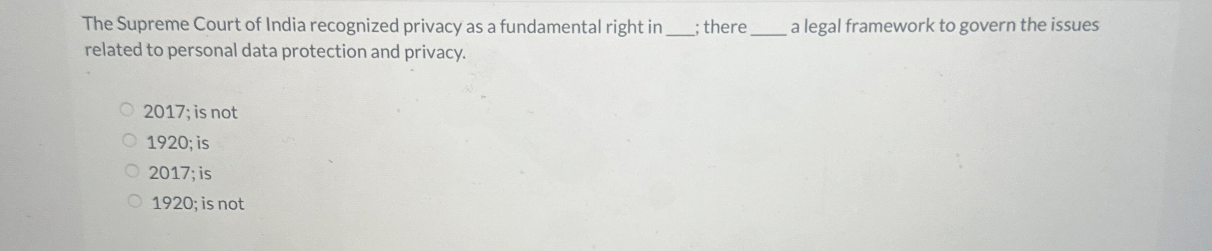 The Supreme Court of India recognized privacy as