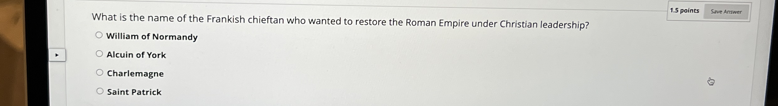 What is the name of the Frankish chieftan who