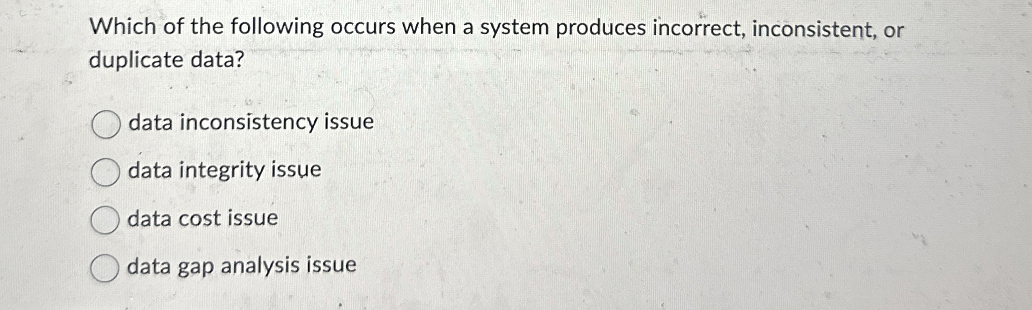 What is immediate, up - to - date data? real -