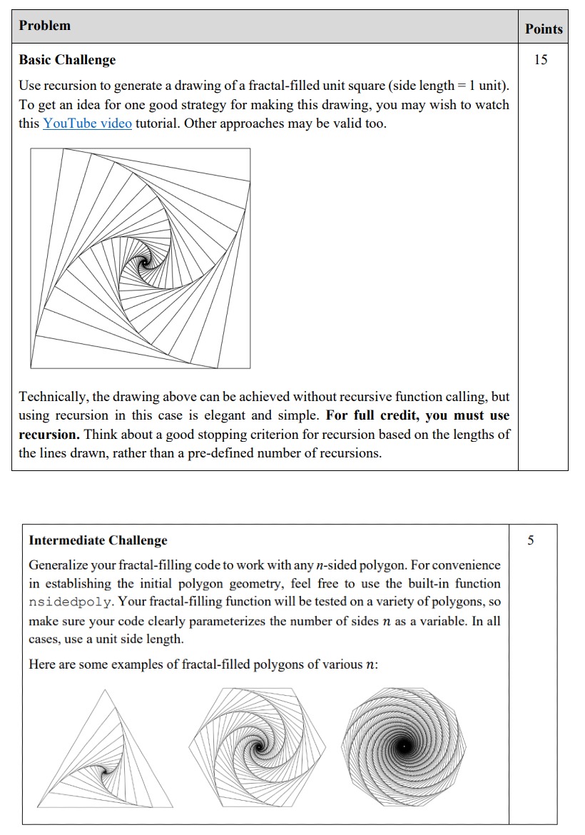 Intermediate Challenge in matlab. this is a
