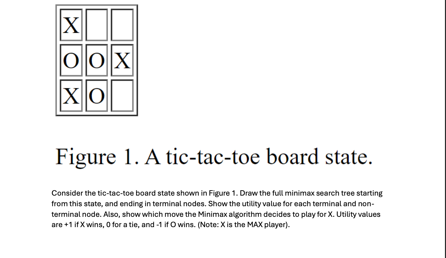 Figure 1 . A tic - tac - toe board state. I need