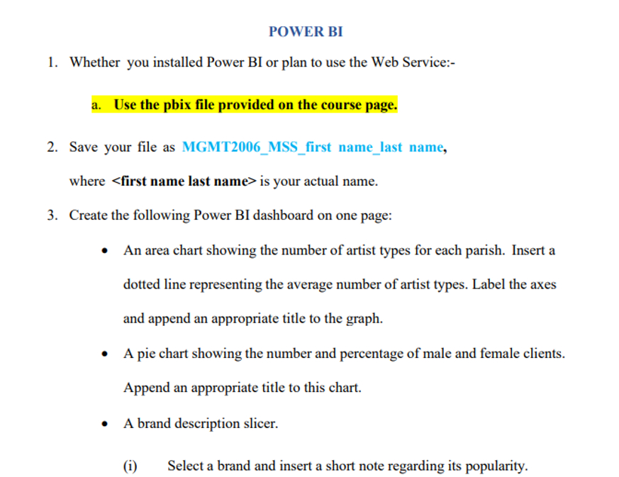 POWER BI 1 . Whether you installed Power BI or