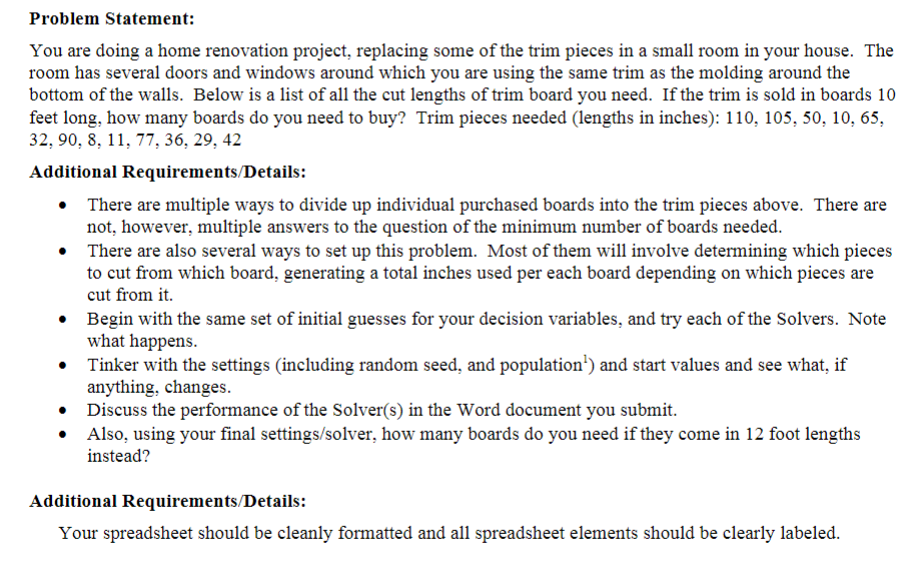 FOR VBA CODING CLASS, SUPPOSED TO USE DATA SOLVER