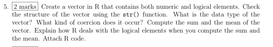 Create a vector in R that contains both numeric