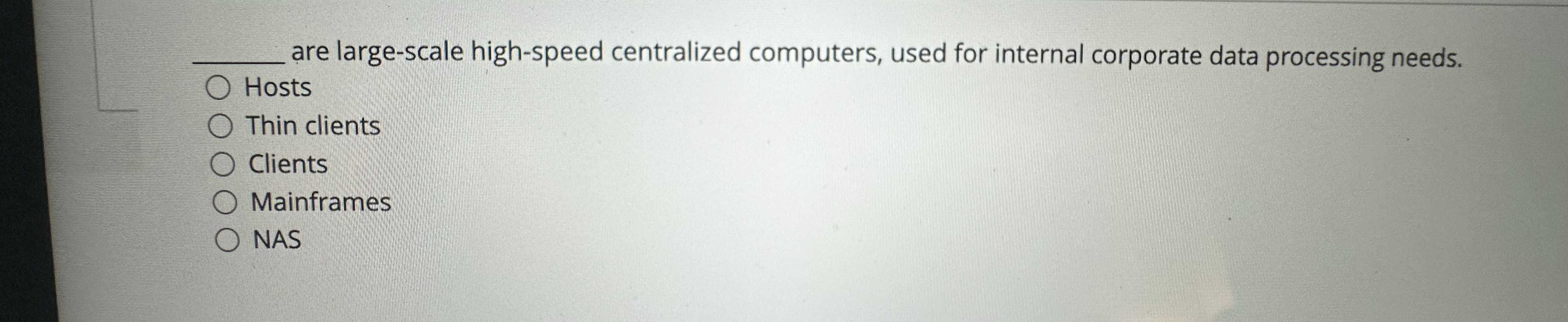 are large - scale high - speed centralized
