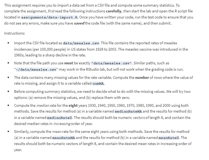 Debug the following R code ( the original