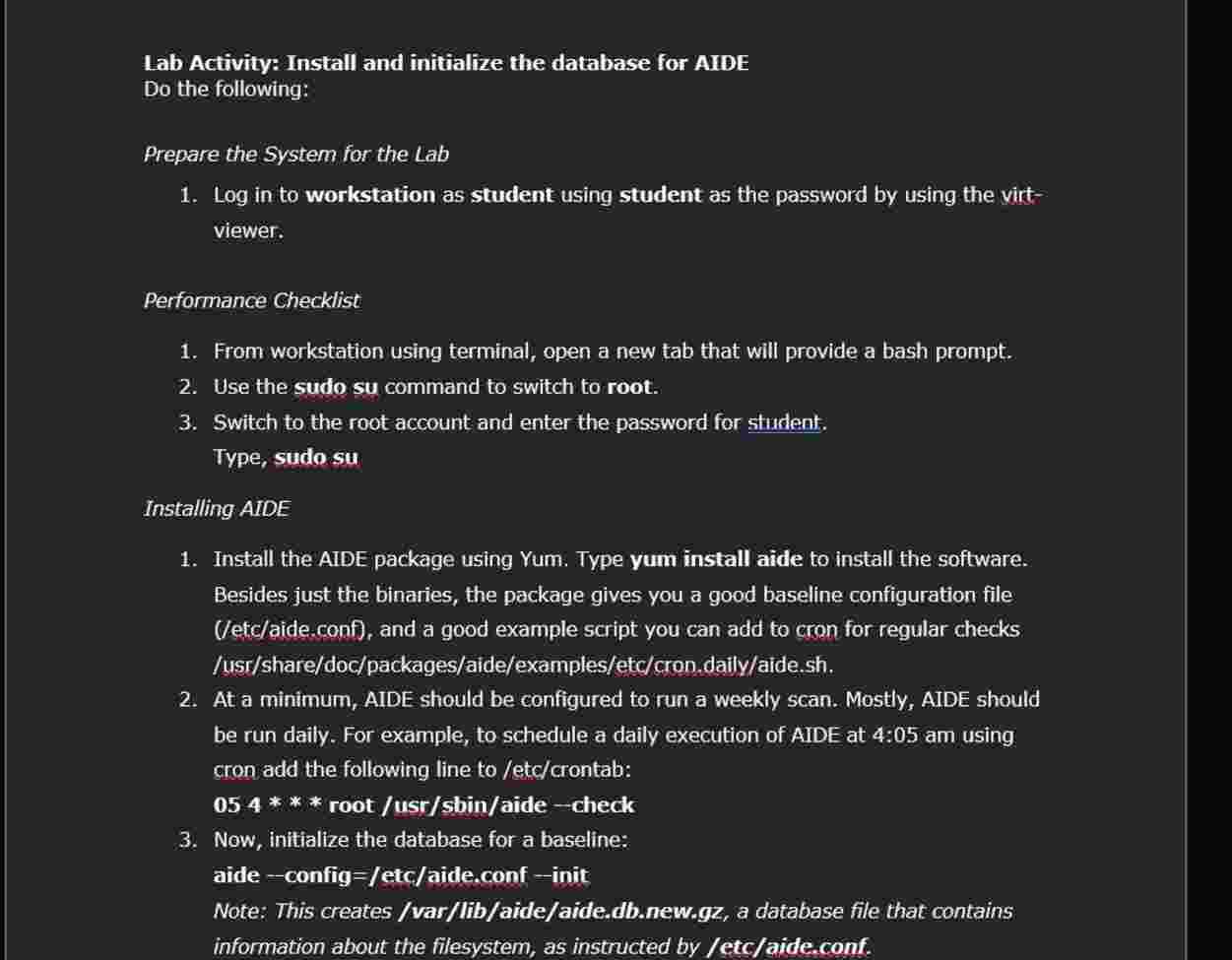 Need help with Install and initialize the