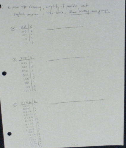 k - map the following, simplify, if possible,