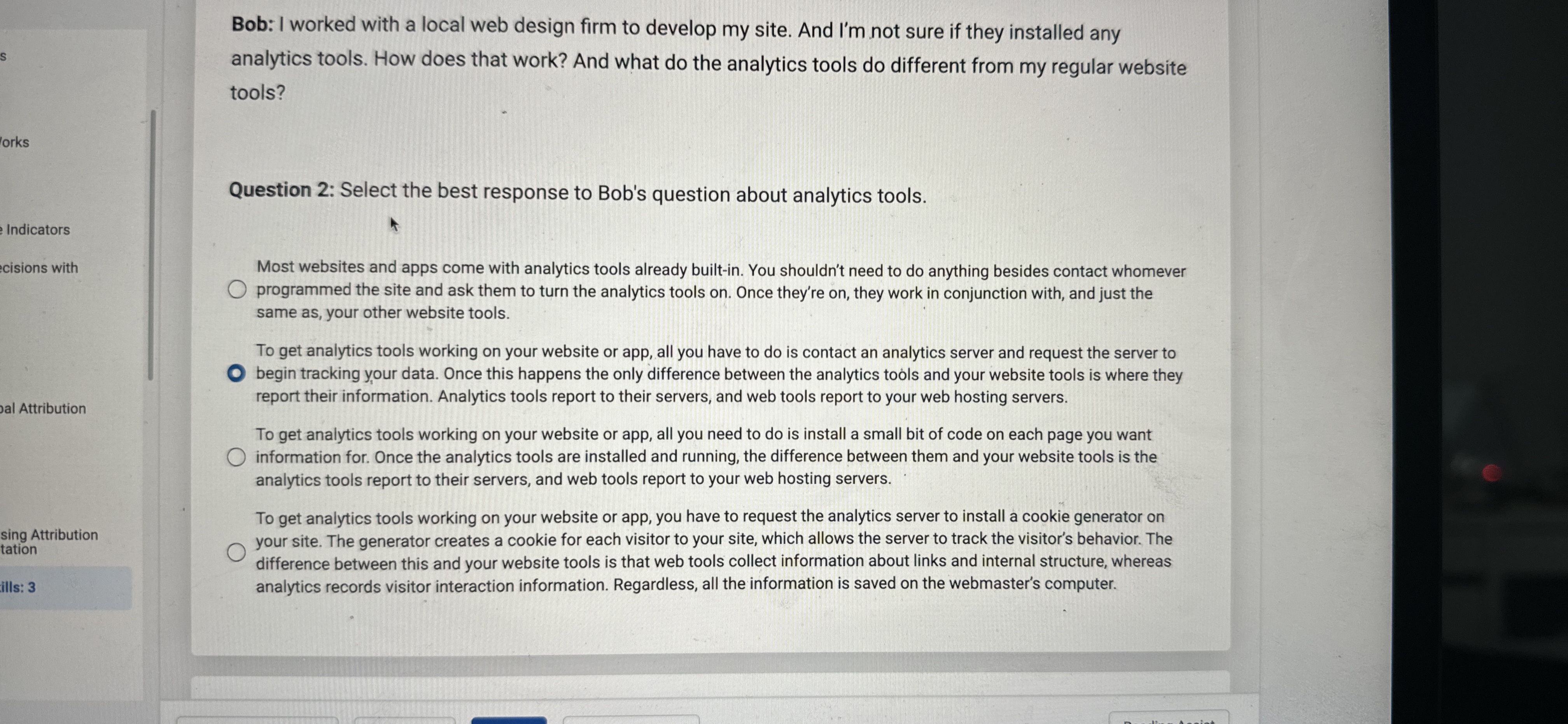 How to solve Bob: I worked with a local web