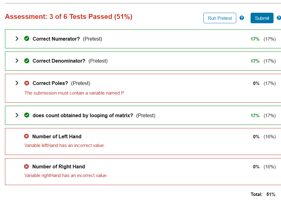 Answer in MATLAB code that satisfy what is needed
