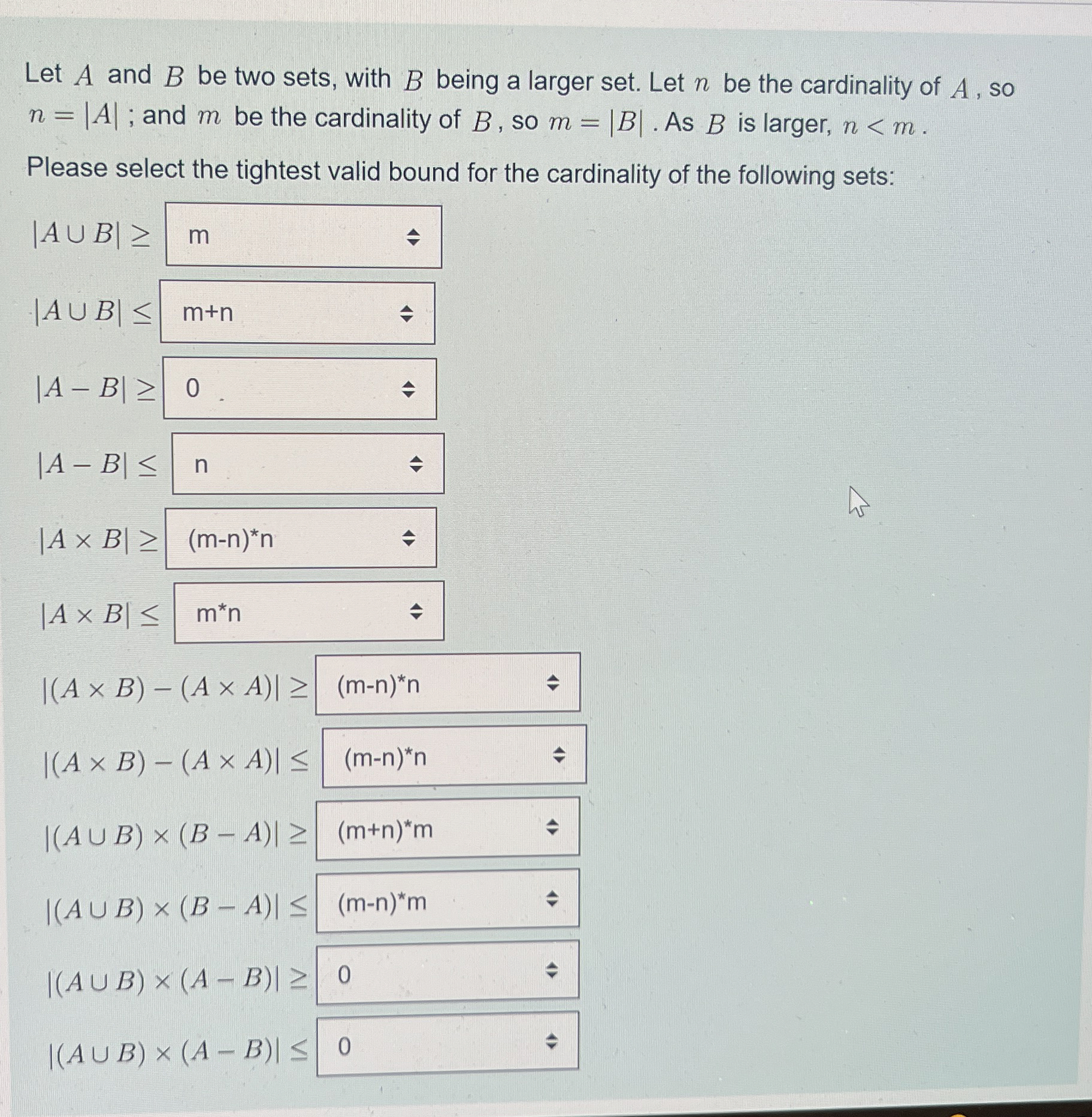 How to solve this? Are my answers correct? Can
