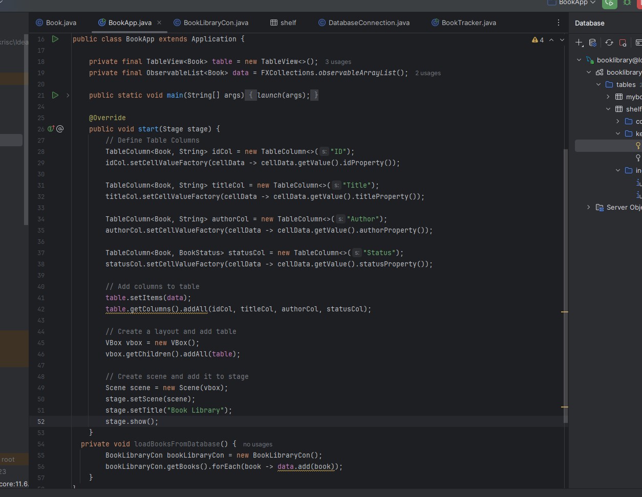 I have a SQL database attached to my Java