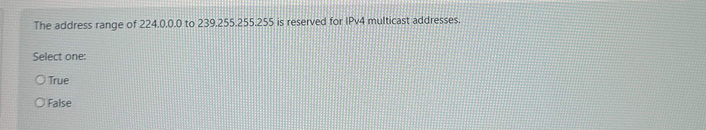 The address range of 2 2 4 . 0 * 0 . 0 to 2 3 9 .