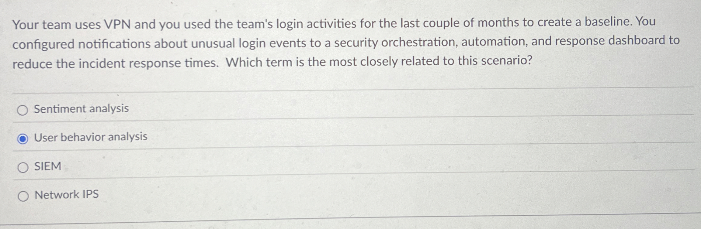 Your team uses VPN and you used the team's login