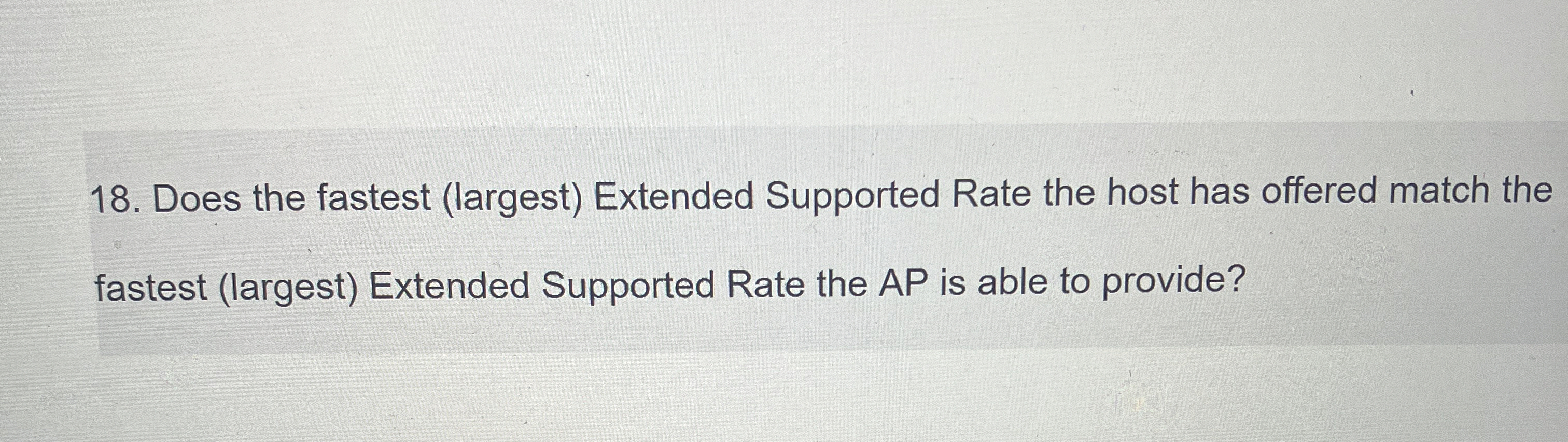 Does the fastest ( largest ) Extended Supported