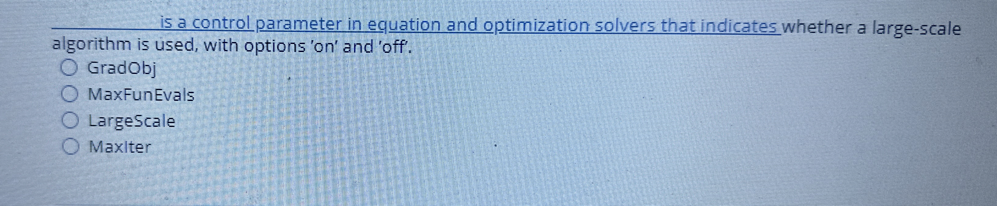 q is a control parameter in equation and