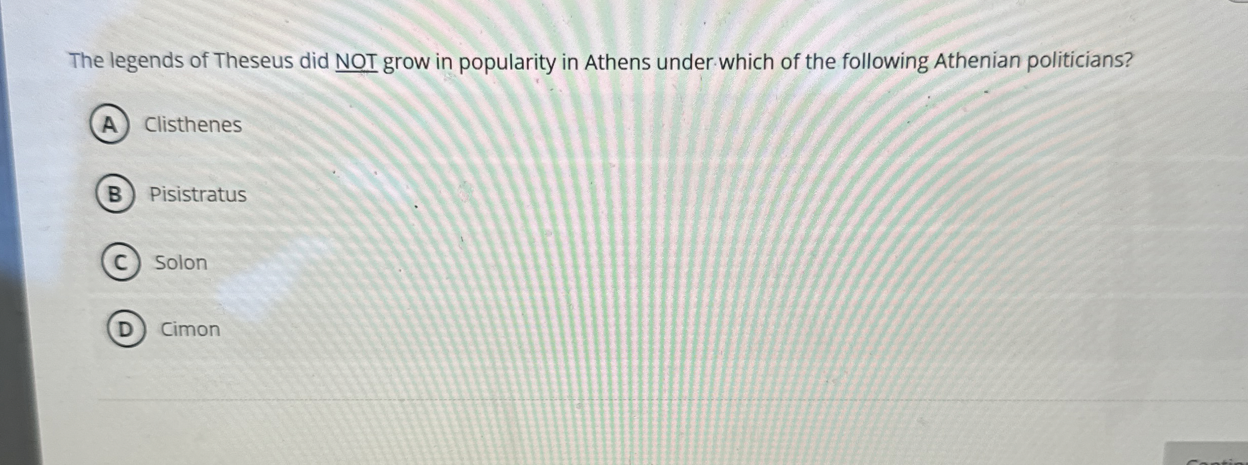 The legends of Theseus did NOT grow in popularity