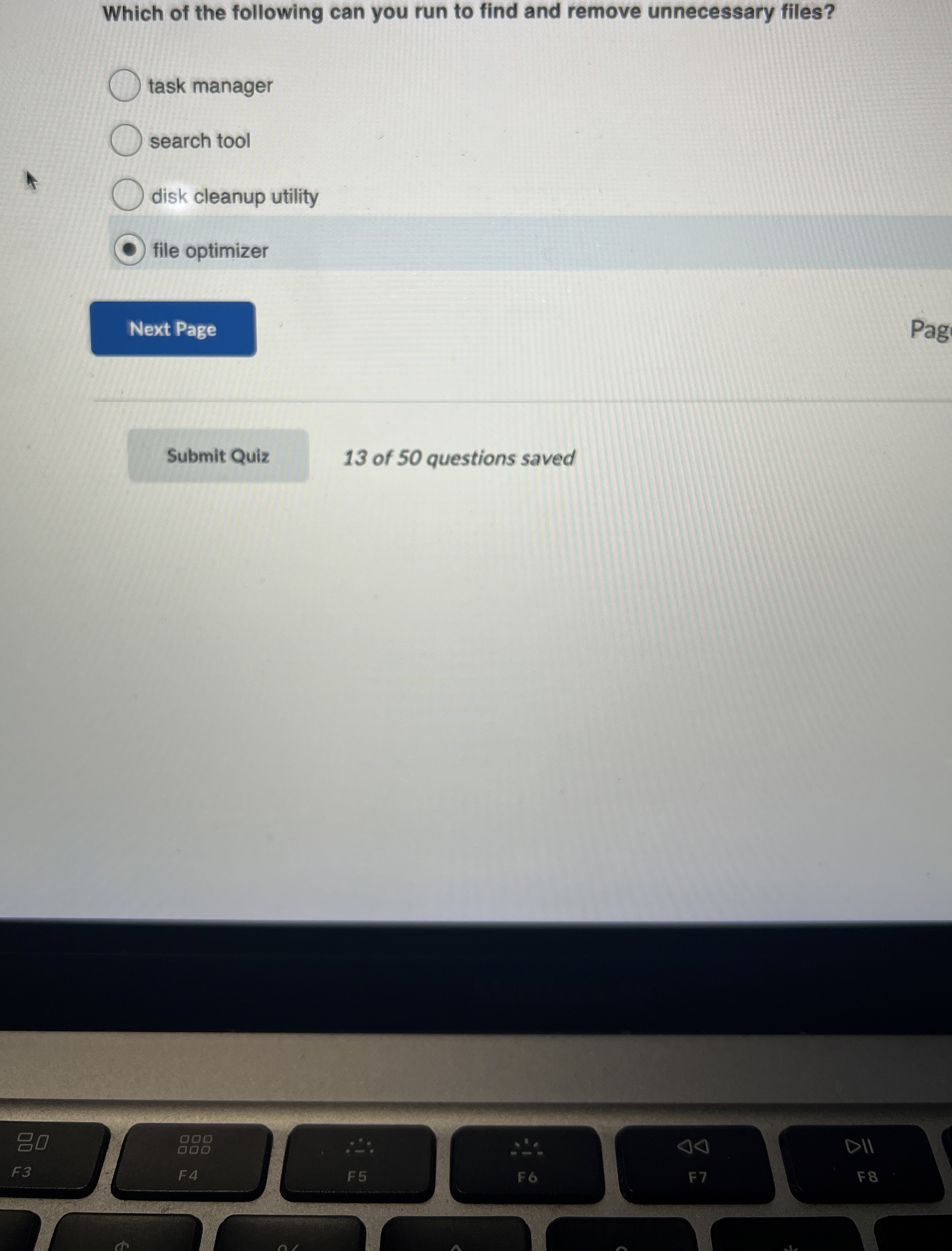 Which of the following can you run to find and