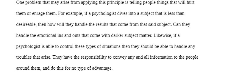 One problem that may arise from applying this