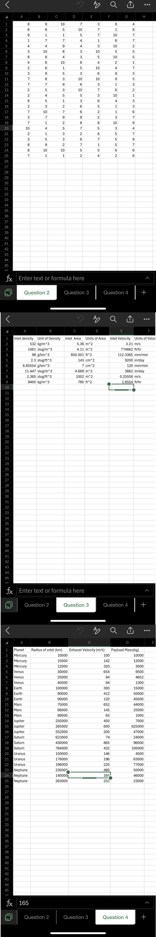 MATLAB Format Requirements: Make sure your m -