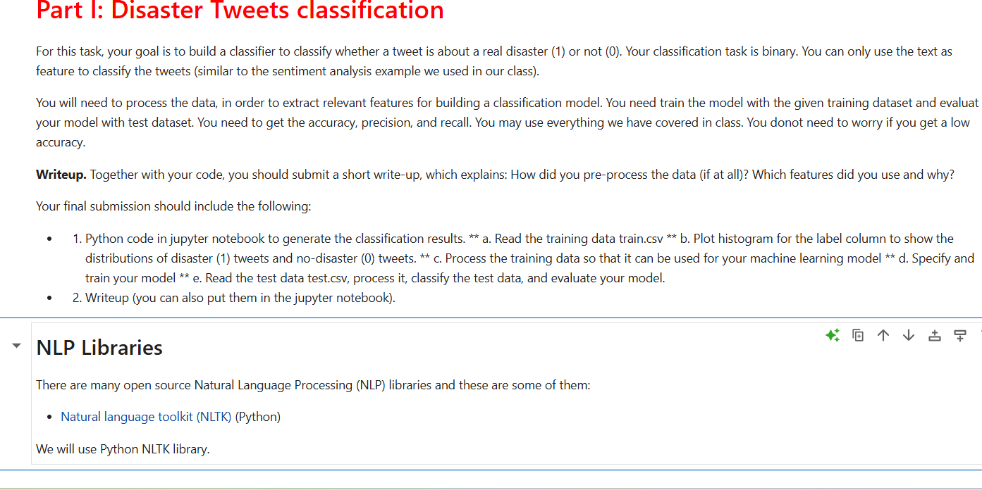 Need help with attached file Part l: Disaster