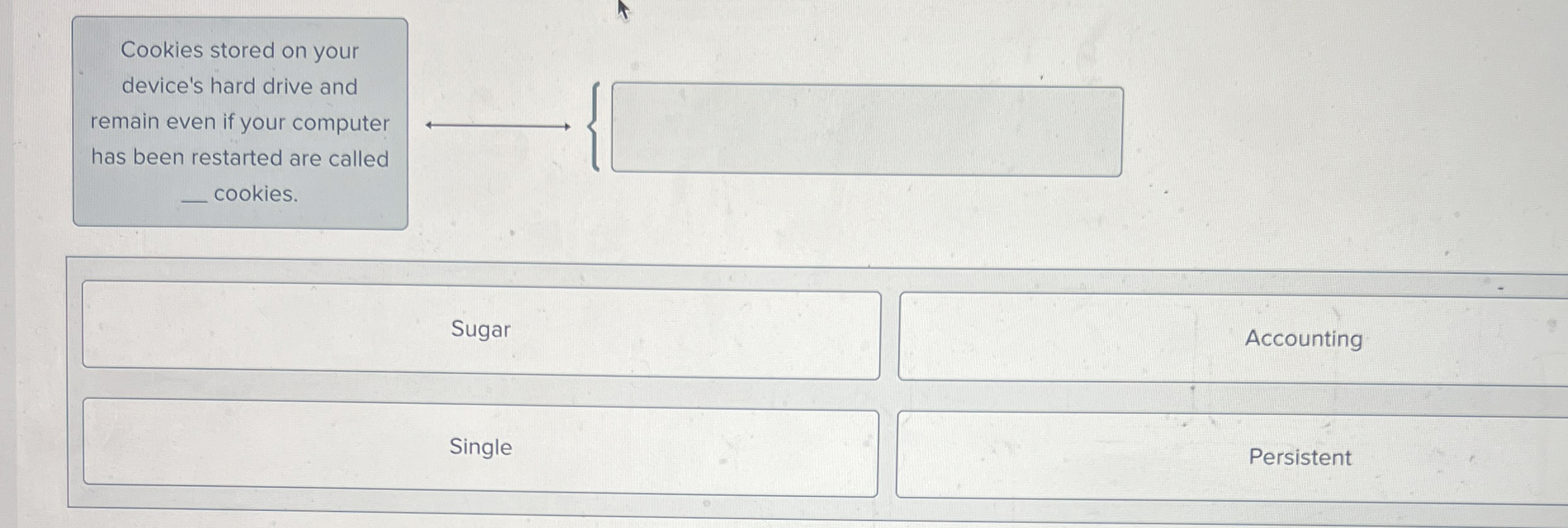 Cookies stored on your device's hard drive and