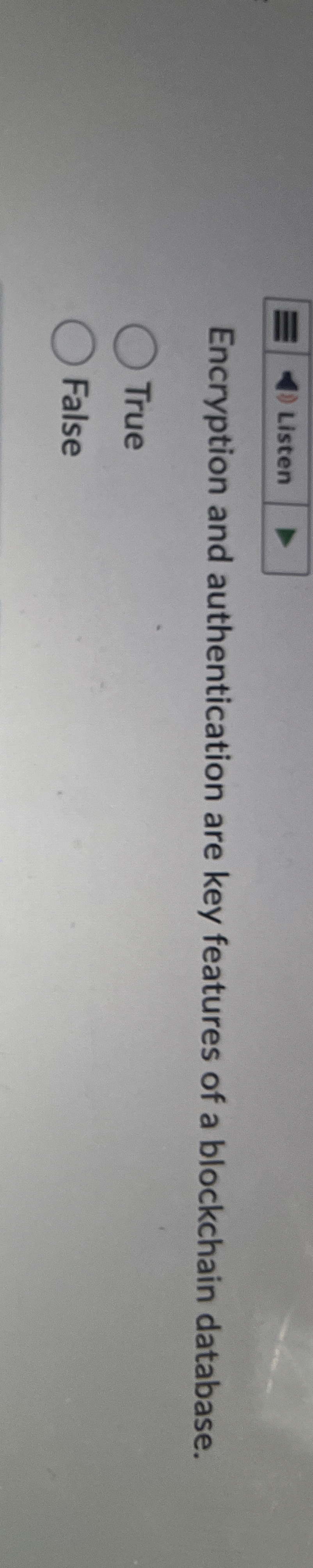 Listen Encryption and authentication are key