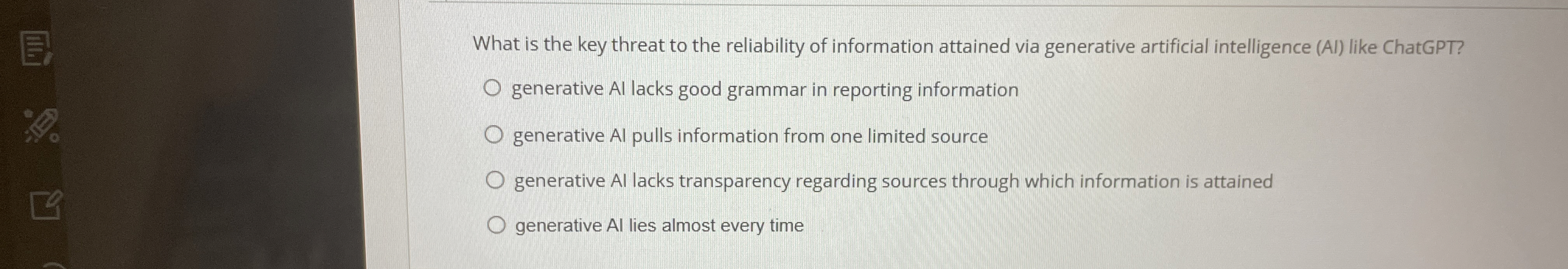 What is the key threat to the reliability of
