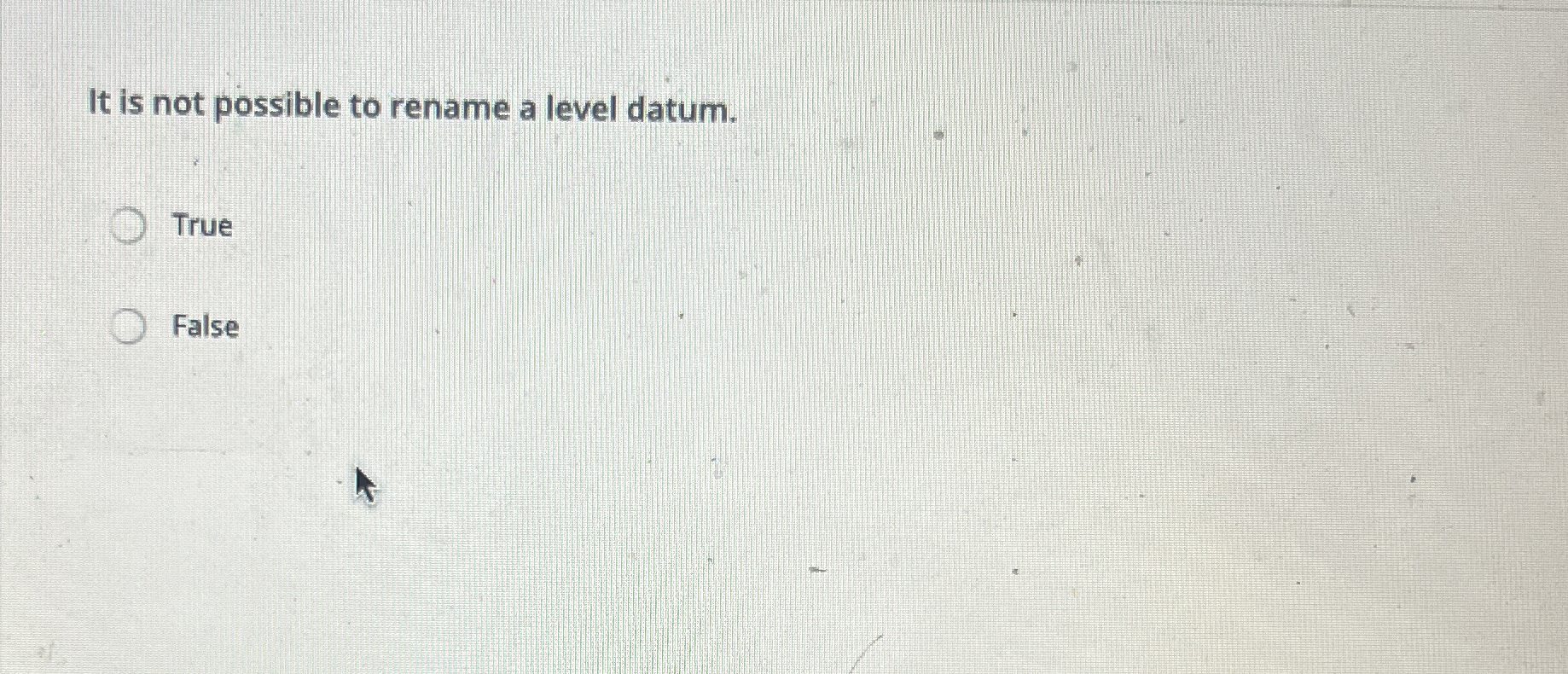 It is not possible to rename a level datum. True