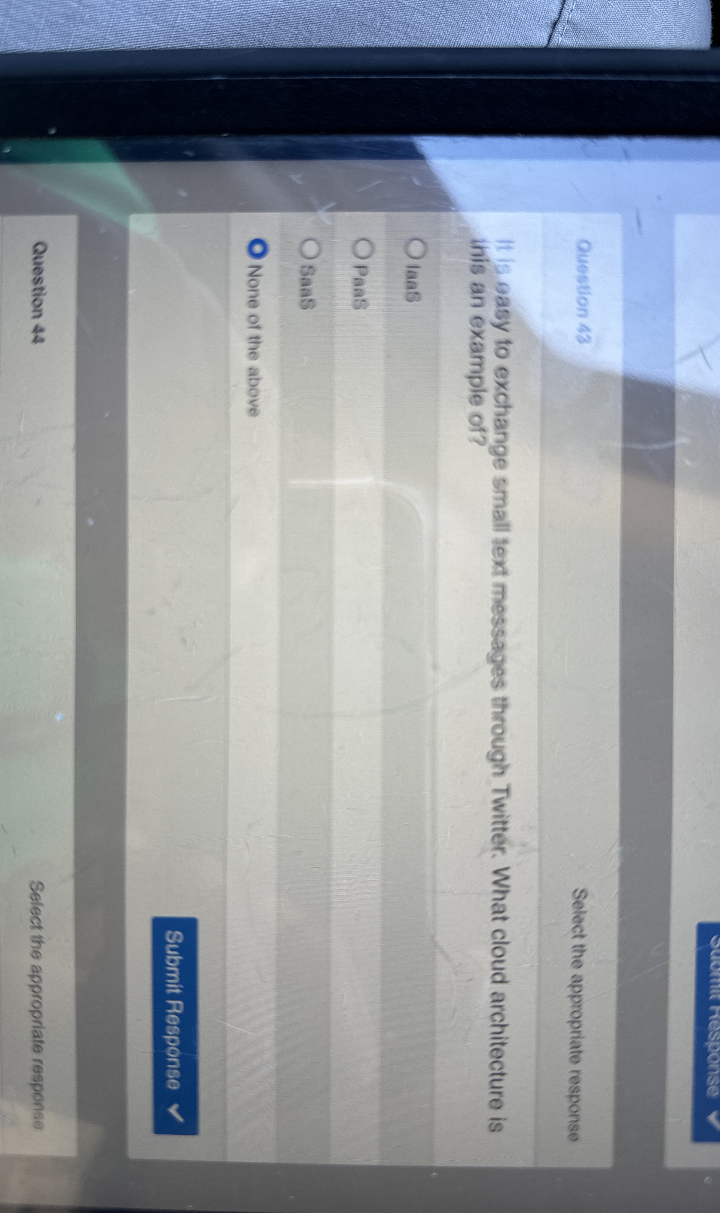 Question 4 4 Which of the following statements is