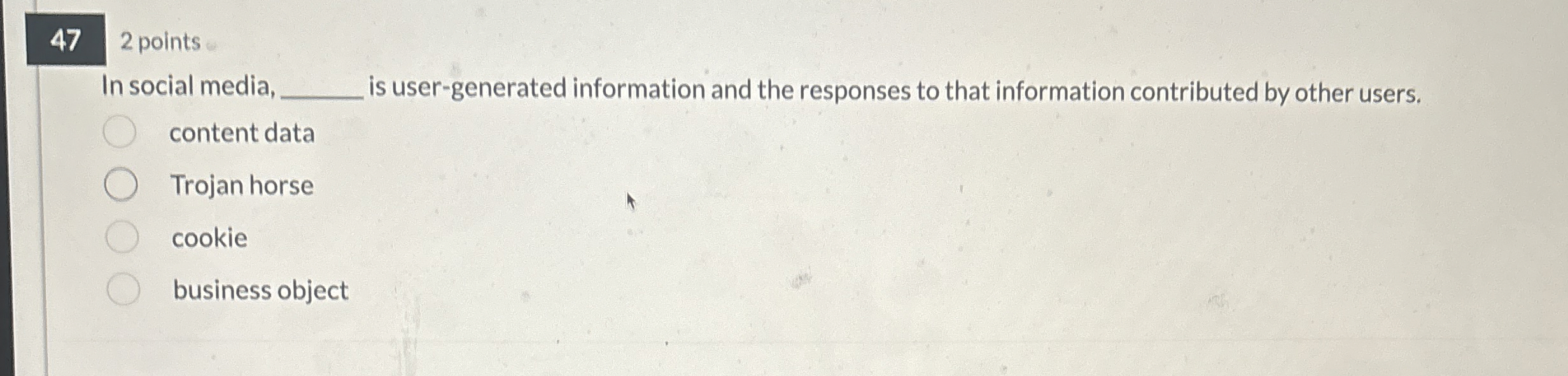 In social media is user - generated information
