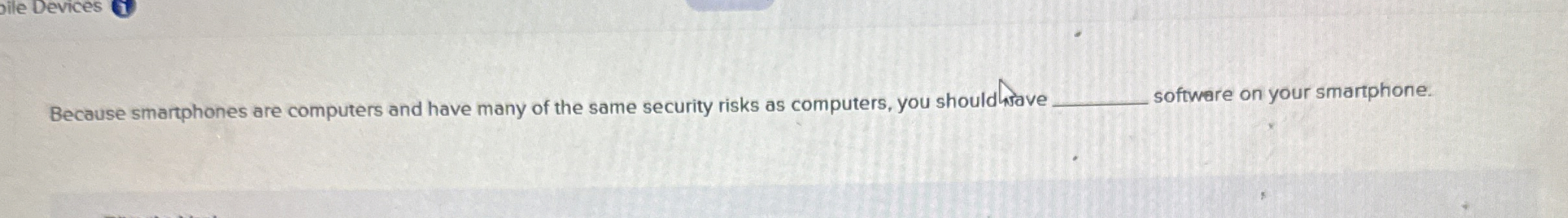 Because smartphones are computers and have many