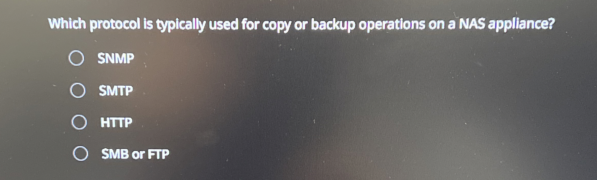 Which protocol is typically used for copy or