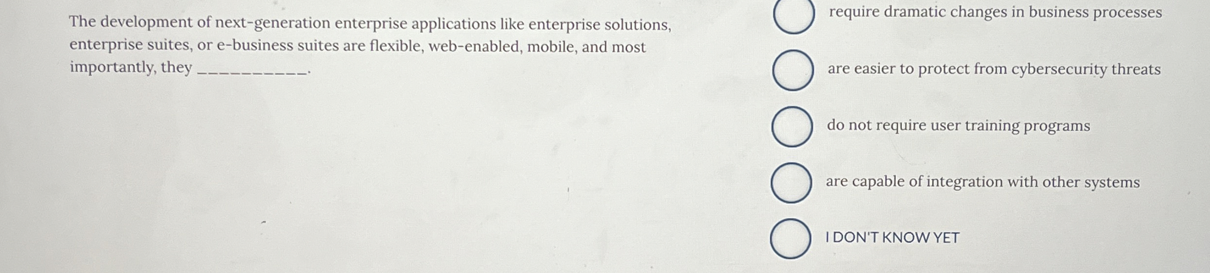 The development of next - generation enterprise