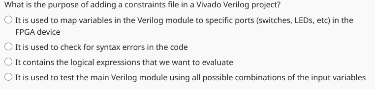 What is the purpose of adding a constraints file
