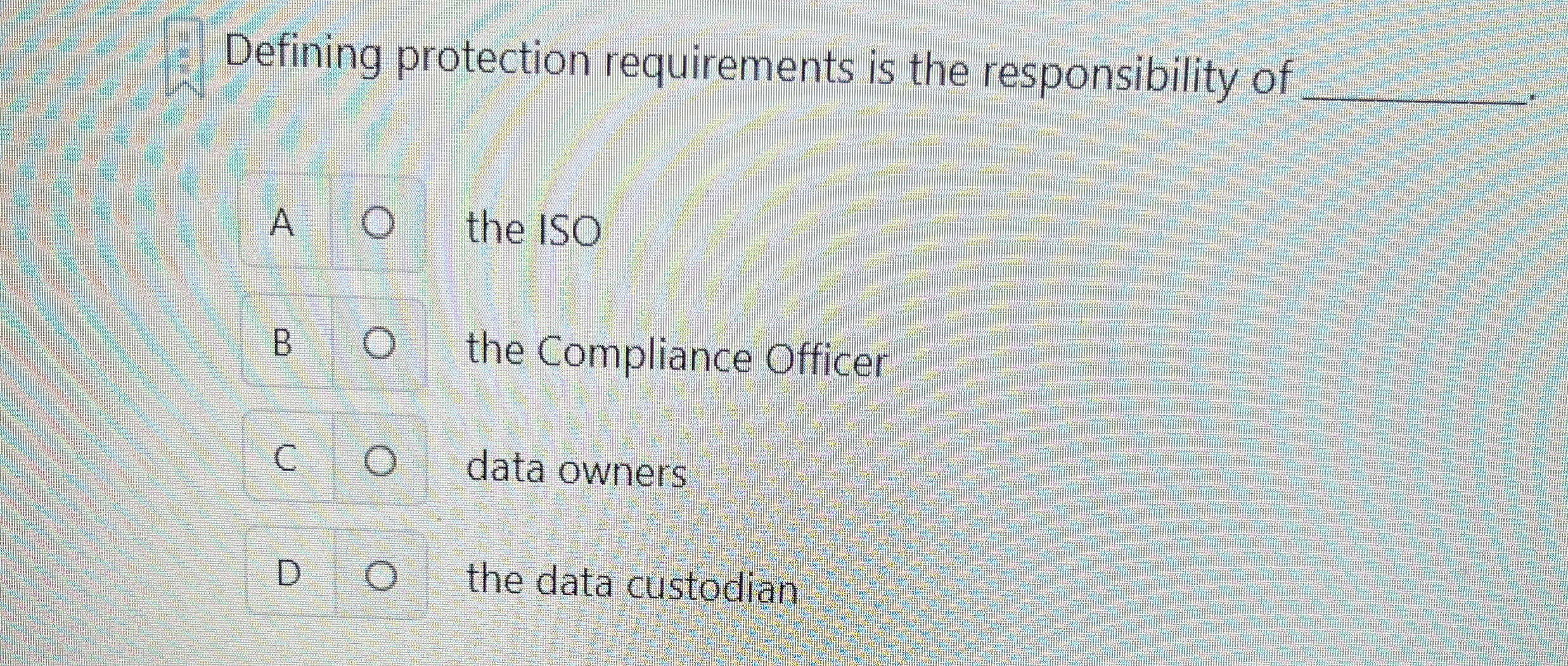 Defining protection requirements is the