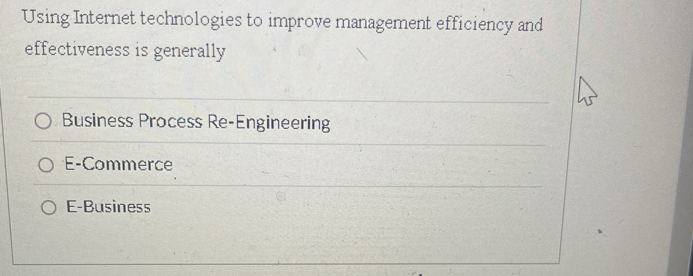 Using Internet technologies to improve management