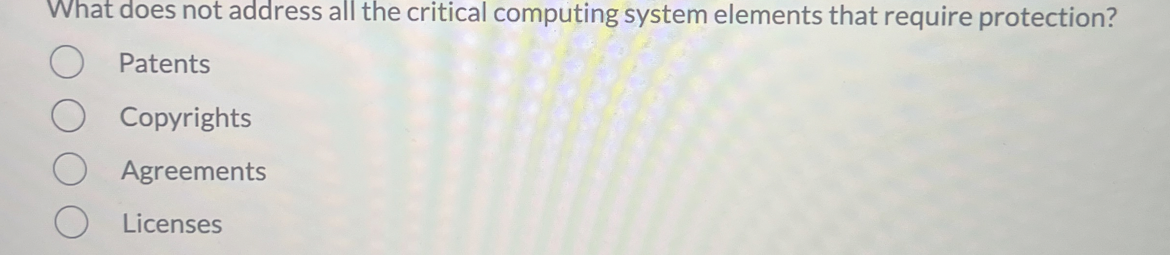 What does not address all the critical computing