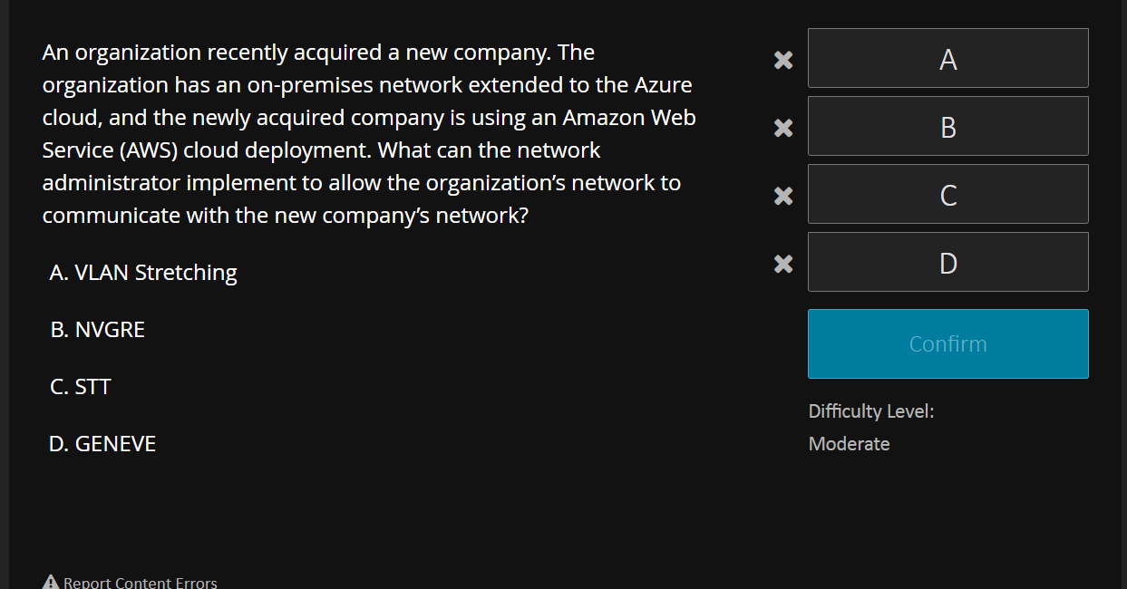 An organization recently acquired a new company.