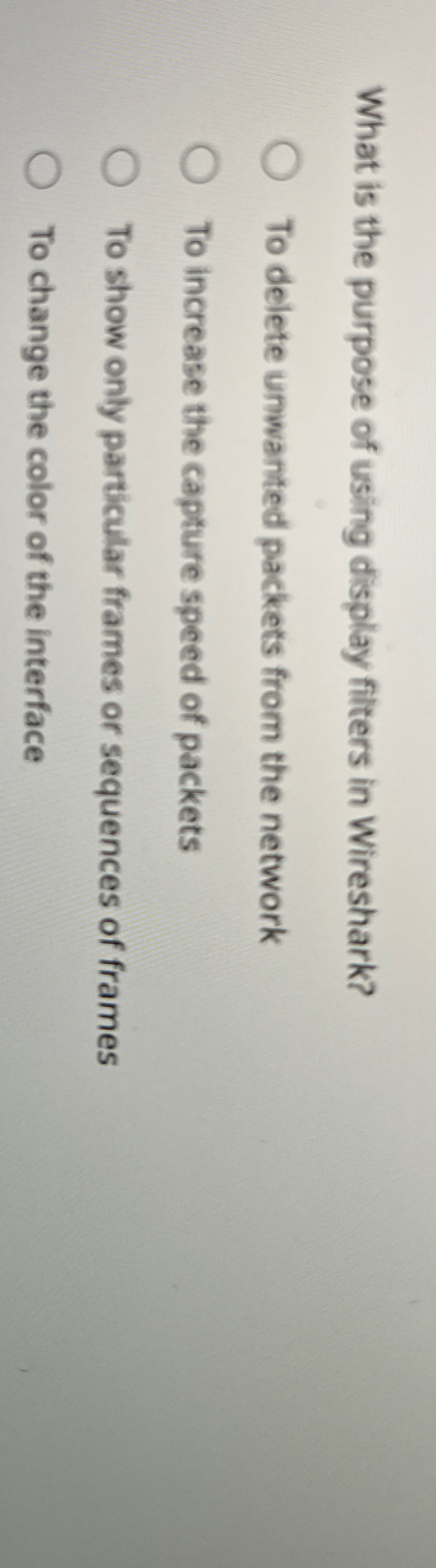 What is the purpose of using display filters in