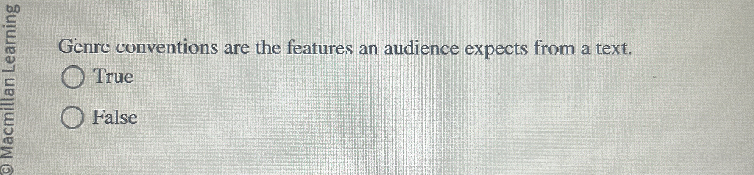 Genre conventions are the features an audience