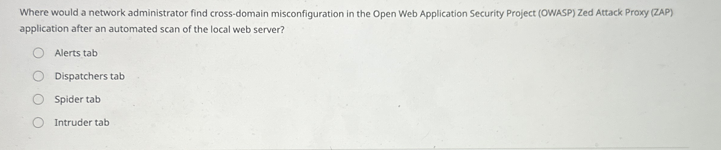 Where would a network administrator find cross -