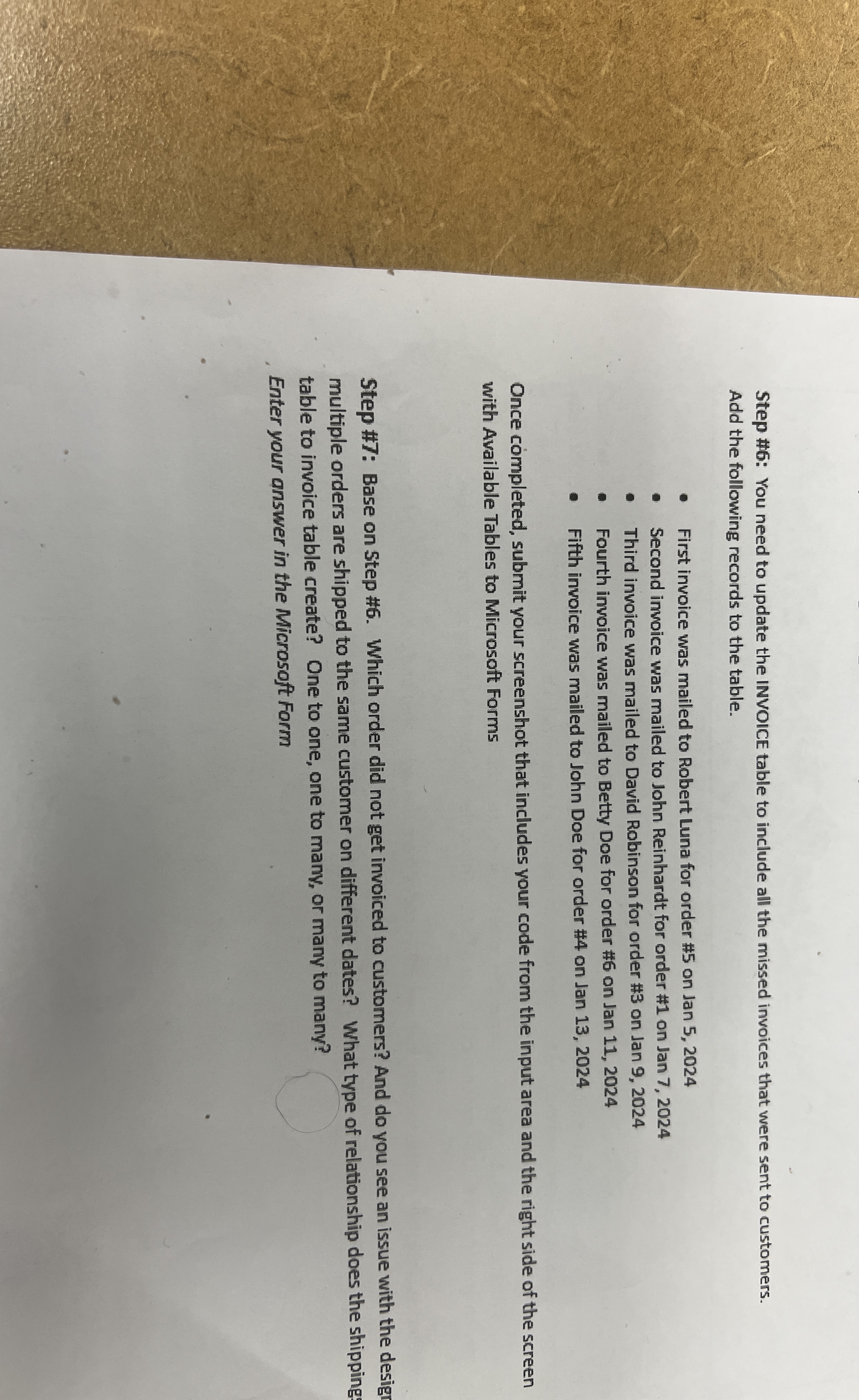 How to solve Step # 6 : You need to update the