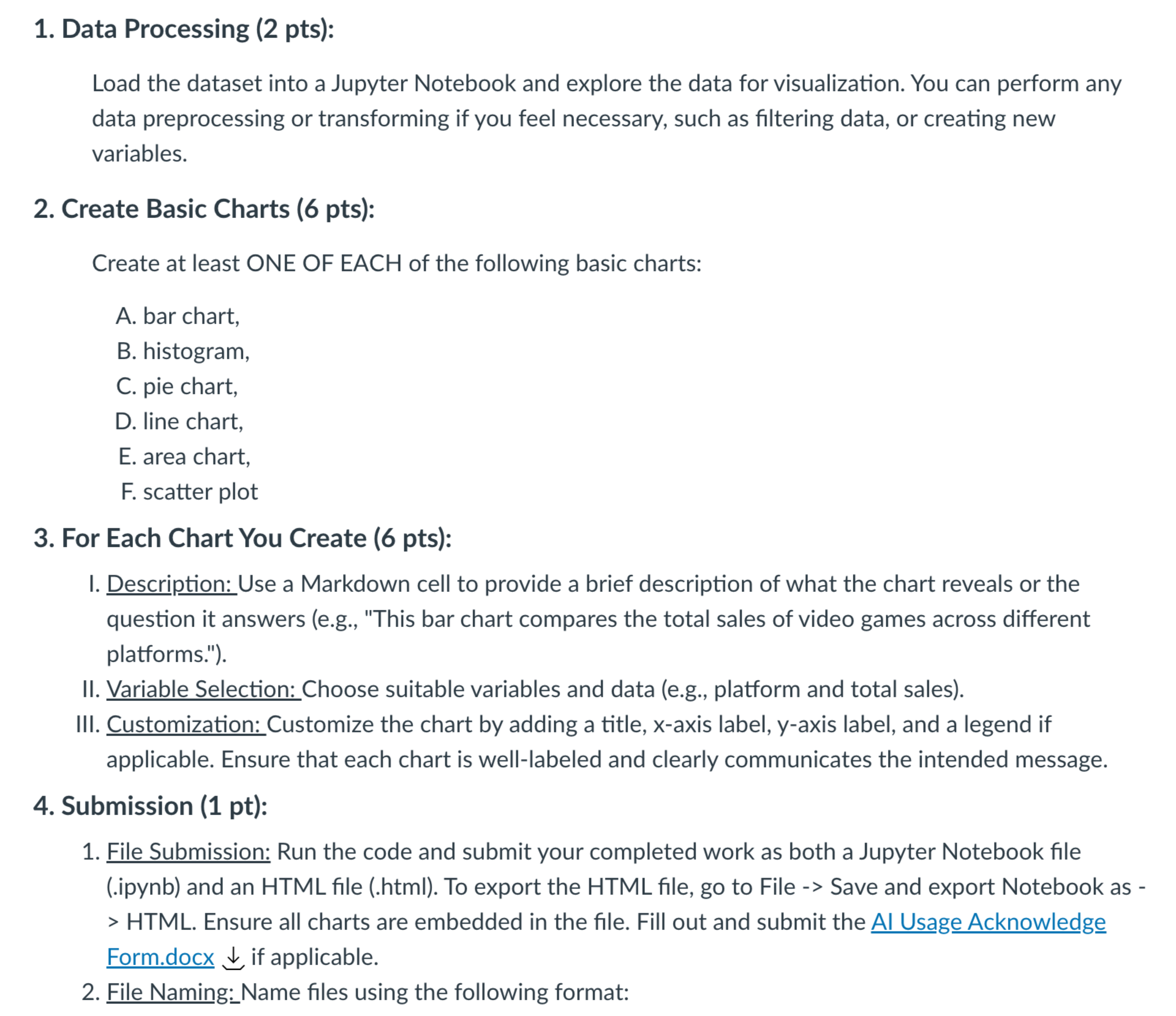 Show me the steps to solve Data Processing ( 2
