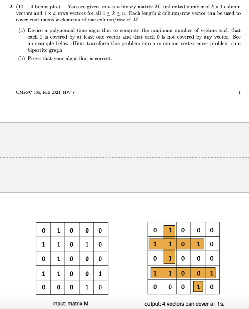 2 . ( \ ( 1 0 + 4 \ ) bonus pts . ) You are given